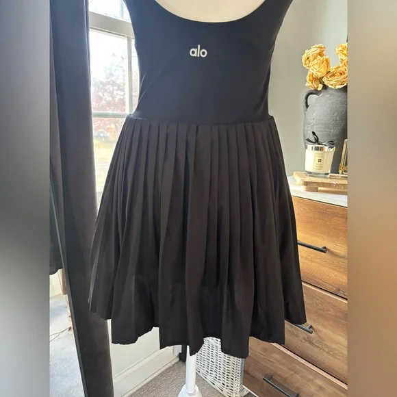 Alo Soft Tennis Pleated Dress - Picture 2 of 9